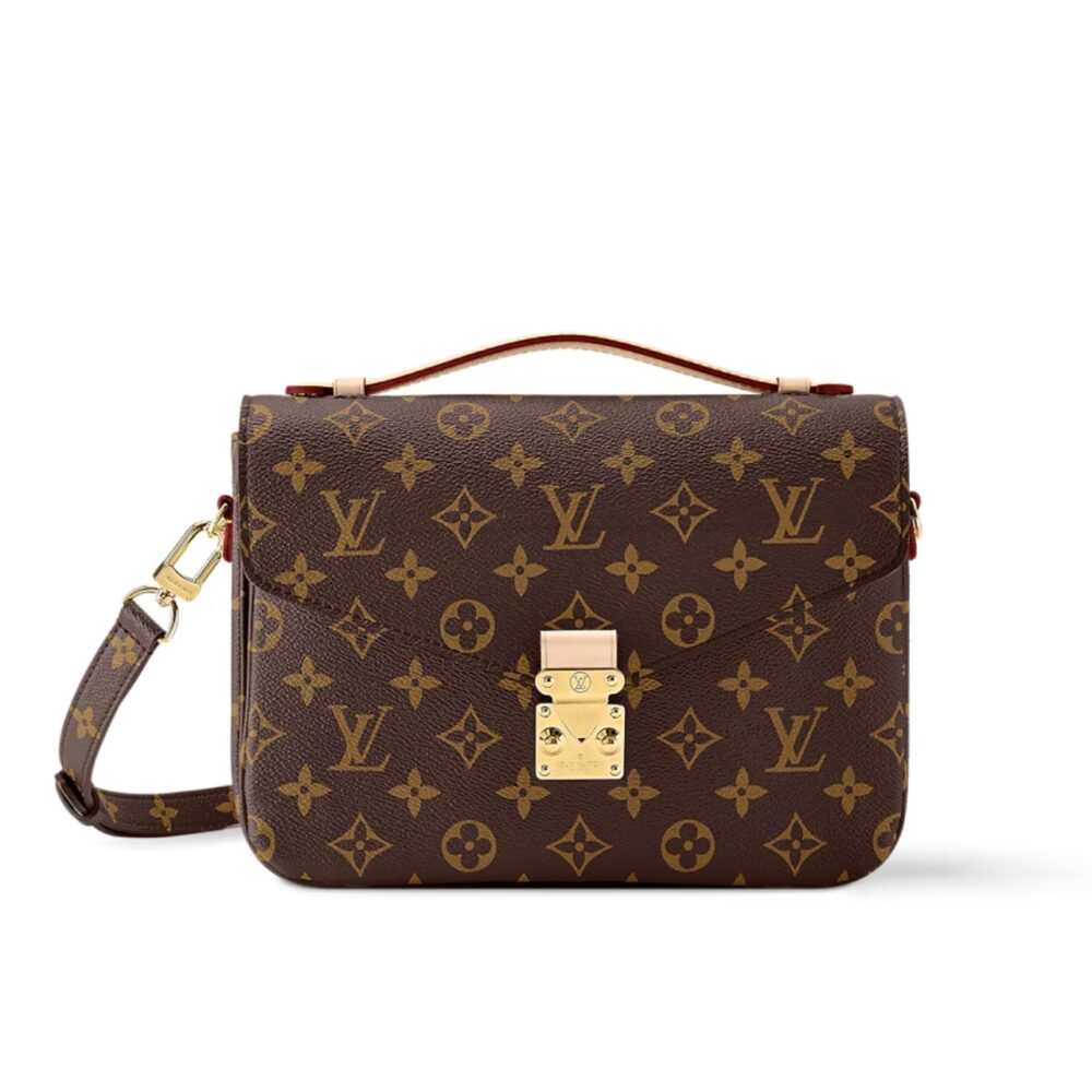 Louis Vuitton Pochette Métis Monogram Canvas Brown 25Cm M44875
