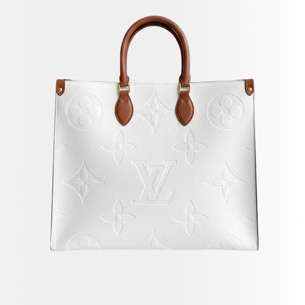 Louis Vuitton Onthego GM White 41cm M44558