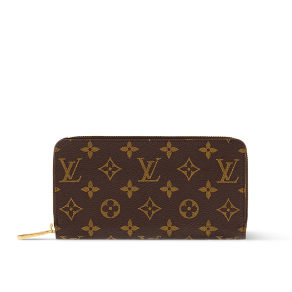 Louis Vuitton Monogram Long Zippy Wallet Brown 19Cm M42616