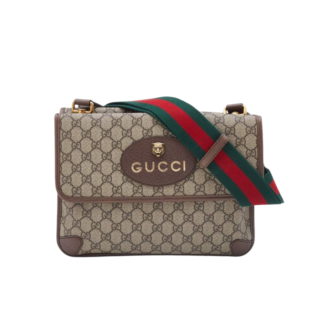 Gucci Neo Vintage Small Messenger Bag Brown 22Cm 501050 9C2VT 8745