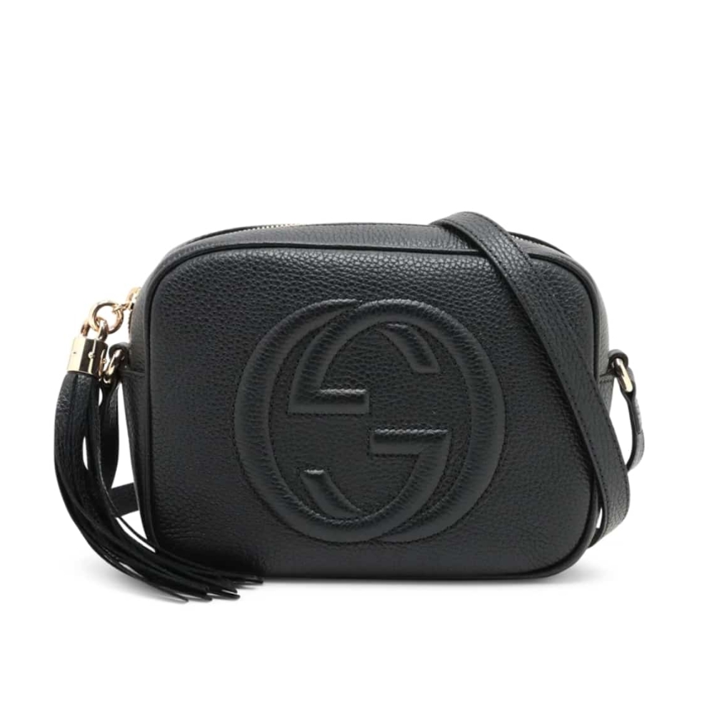 Gucci Soho Small Disco Bag Black 21Cm 308364 A7M0G 1000