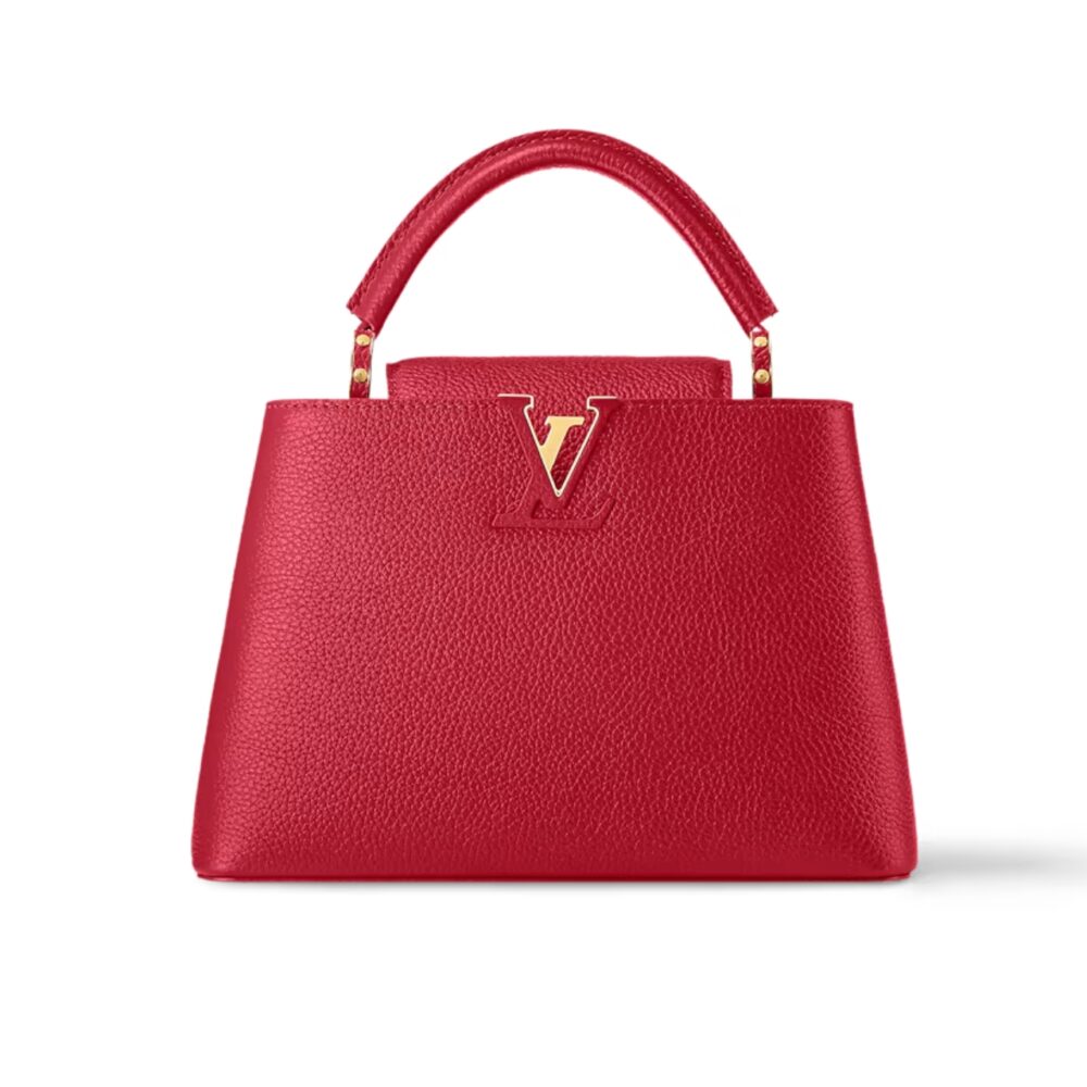 Louis Vuitton Capucines BB Bag Scarlet Red 27Cm M52689