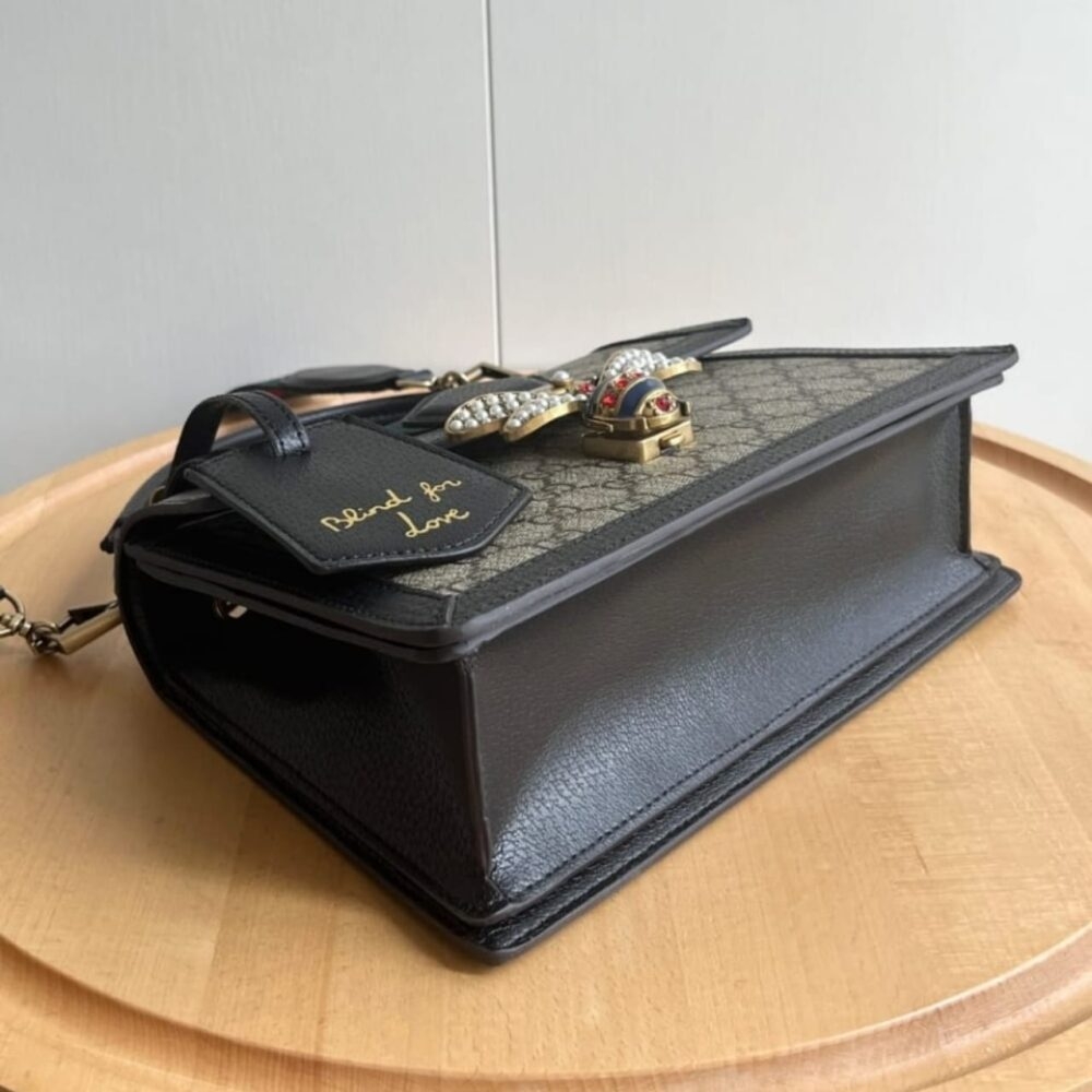 Gucci Queen Margaret GG Small Top Handle Bag Black 25Cm - Image 8