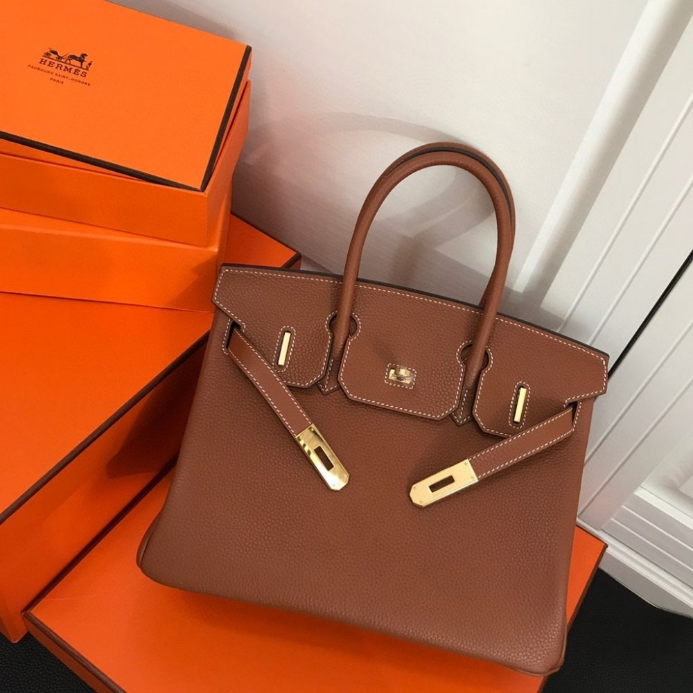 Hermes Birkin 35 Togo Leather Gold Hardware Brown 35Cm - Image 5