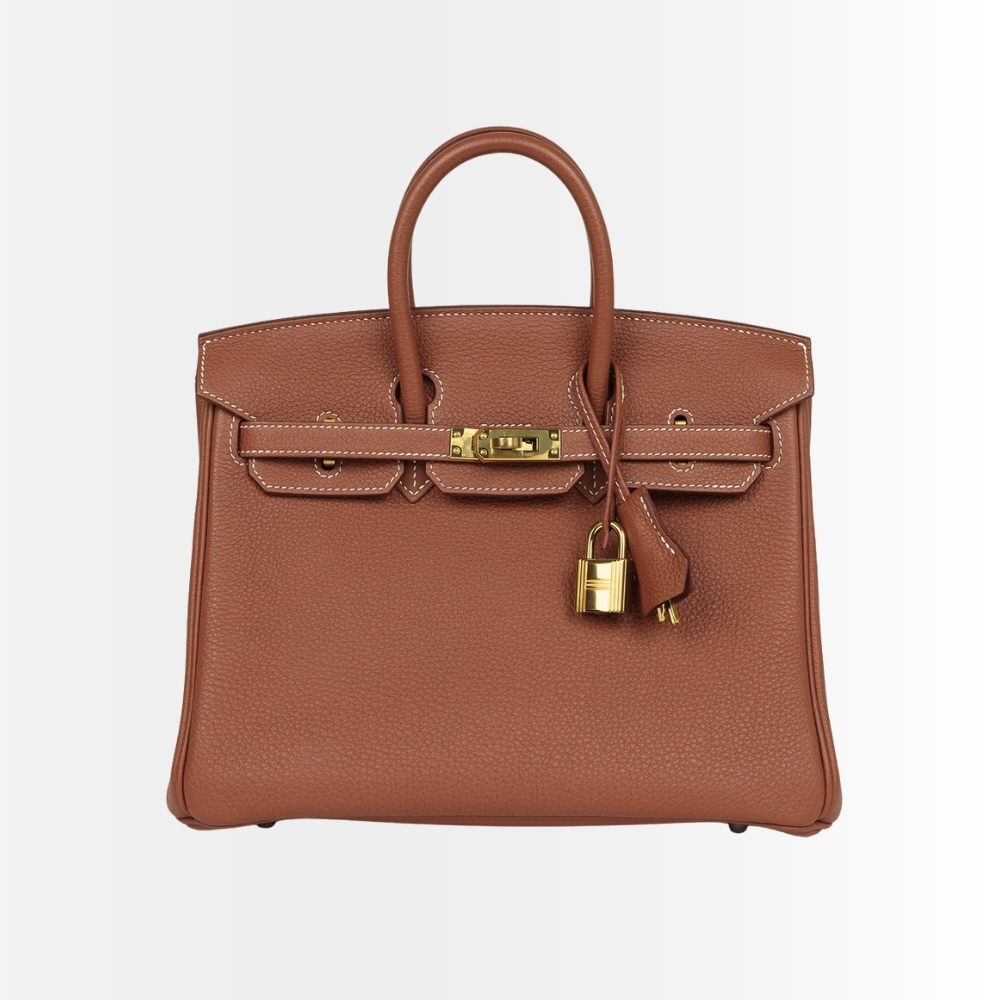 Hermes Birkin 35 Togo Leather Gold Hardware Brown 35Cm