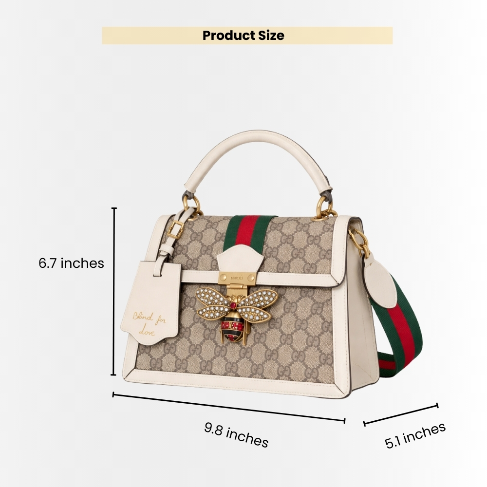 Gucci Queen Margaret GG Small Top Handle Bag White 25Cm 476541 9I6ST 9753 - Image 3