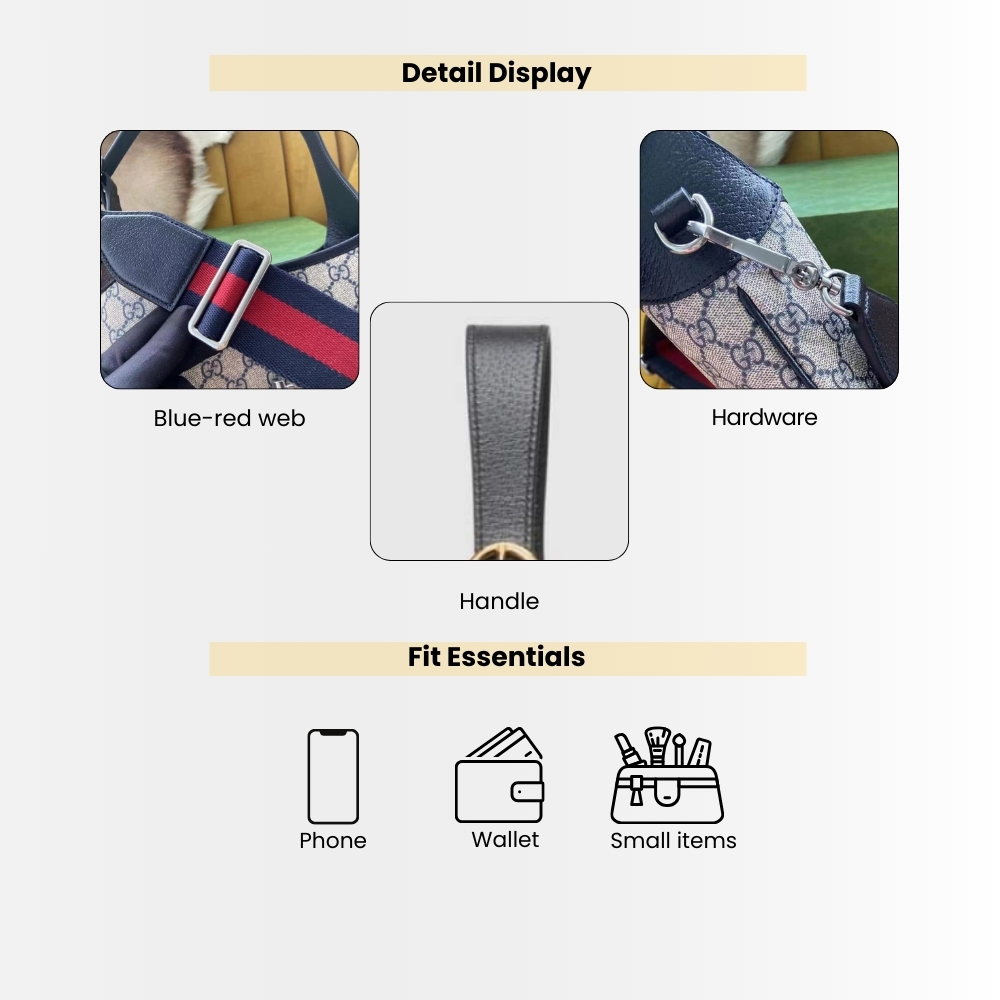 Gucci Jackie 1961 Medium Shoulder Bag And Beige 28Cm 678843 96IWN 4076 - Image 4