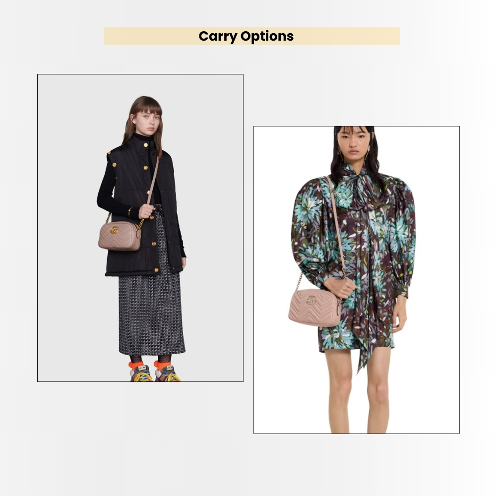 Gucci GG Marmont Small Shoulder Bag Pink 24Cm 447632 DTD1T 5729 - Image 9