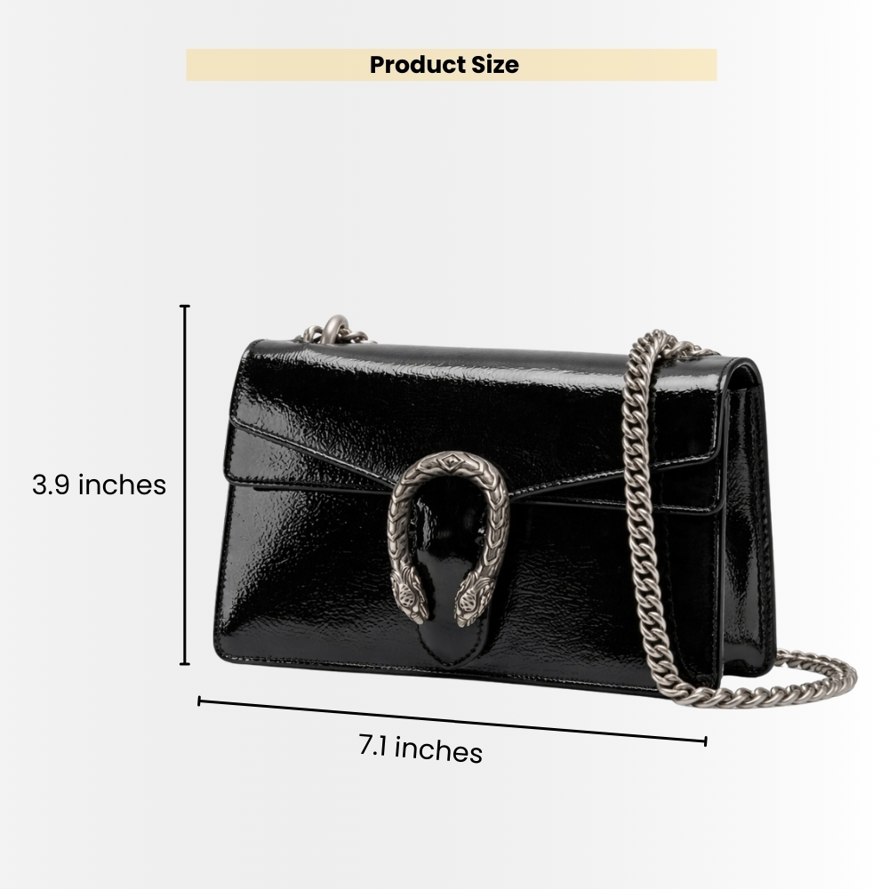 Gucci Dionysus Super Mini Bag Patent Leather Black 18Cm 795368 0AAA6 1000 - Image 3