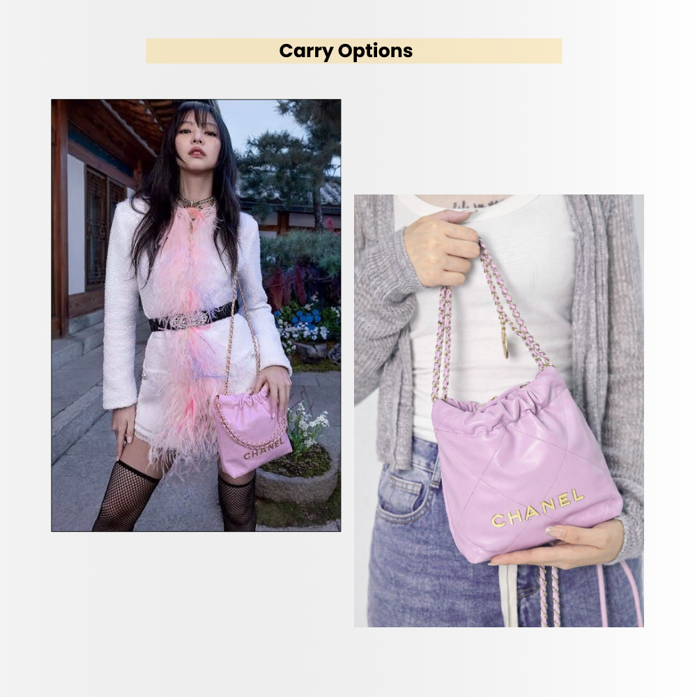 Chanel 22 Mini Handbag Purple 22Cm - Image 14