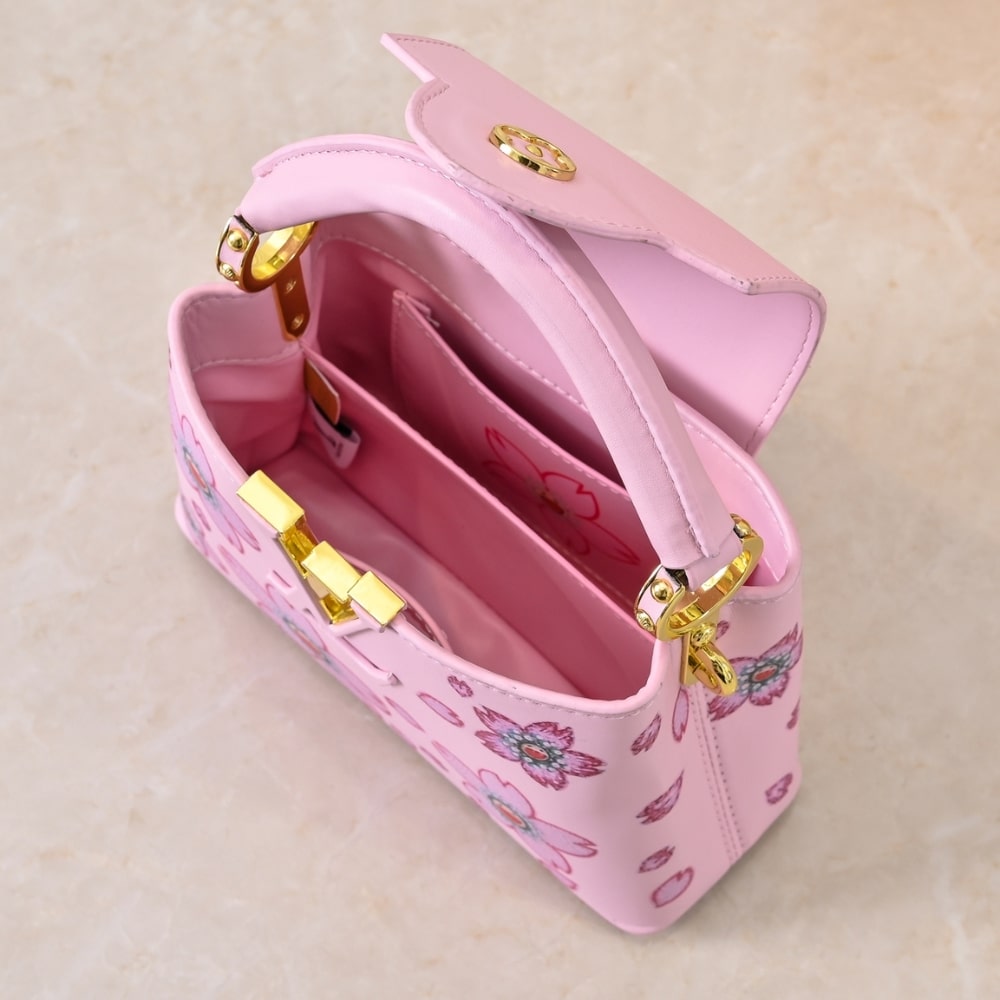 Louis Vuitton x Murakami Capucines Mini Cherry Blossom Pink 21Cm M13249 - Image 8