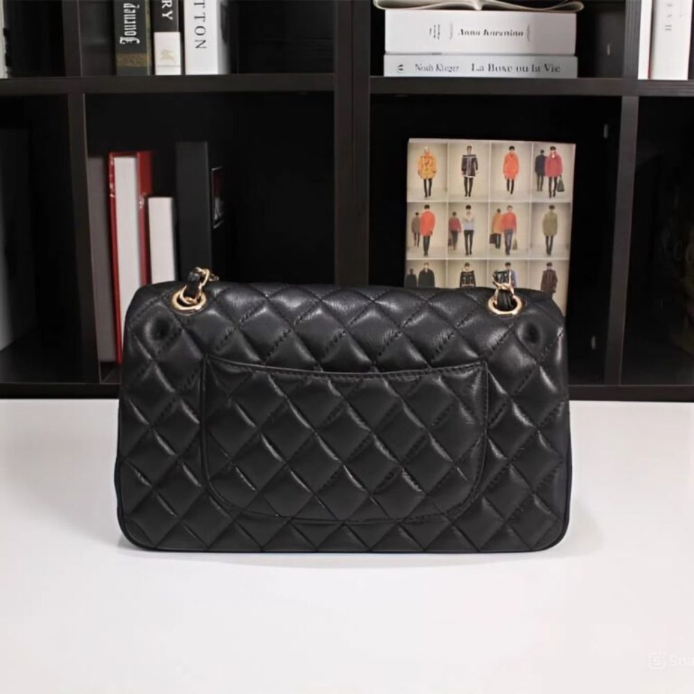 Chanel Classic Medium Handbag Black 25Cm - Image 8