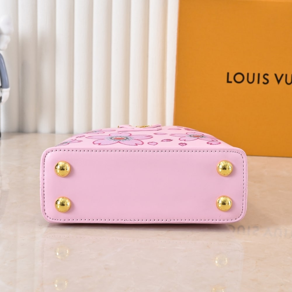 Louis Vuitton x Murakami Capucines Mini Cherry Blossom Pink 21Cm M13249 - Image 9