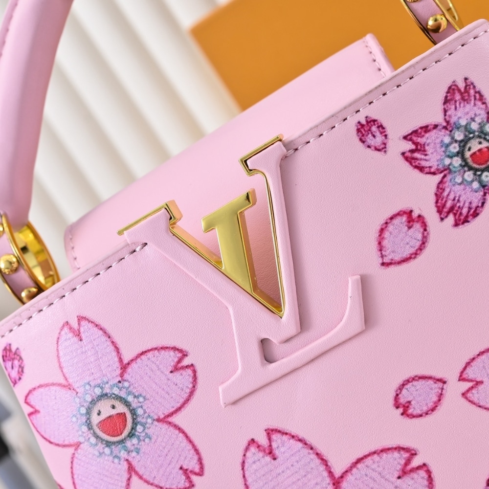 Louis Vuitton x Murakami Capucines Mini Cherry Blossom Pink 21Cm M13249 - Image 7