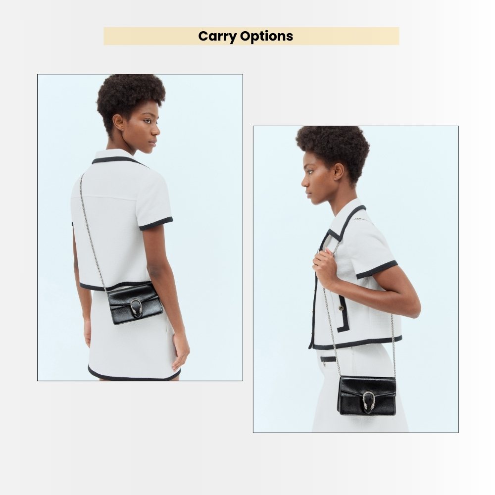 Gucci Dionysus Super Mini Bag Patent Leather Black 18Cm 795368 0AAA6 1000 - Image 9