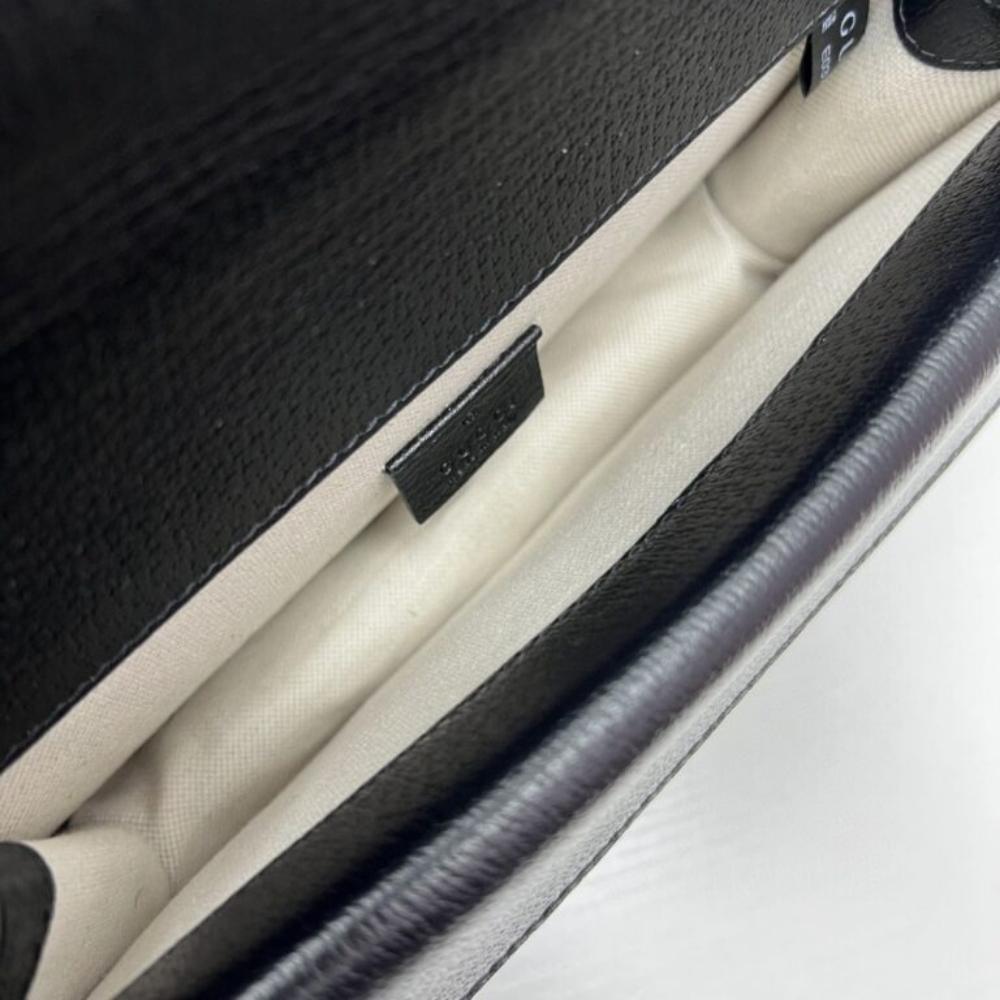 Gucci Dionysus Small GG Shoulder Bag Black 25Cm 499623 UN3BN 1274 - Image 8
