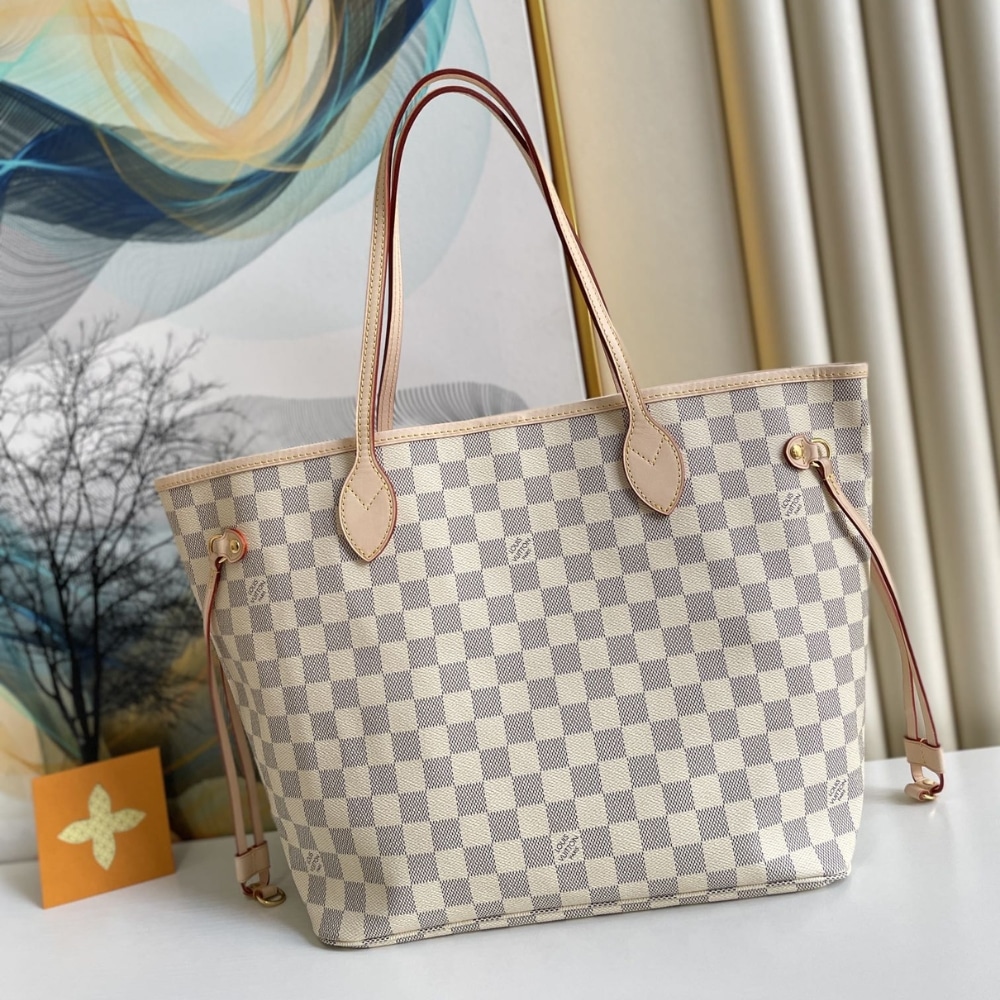 Louis Vuitton Neverfull GM Damier Azur Beige 39Cm N40602 - Image 5
