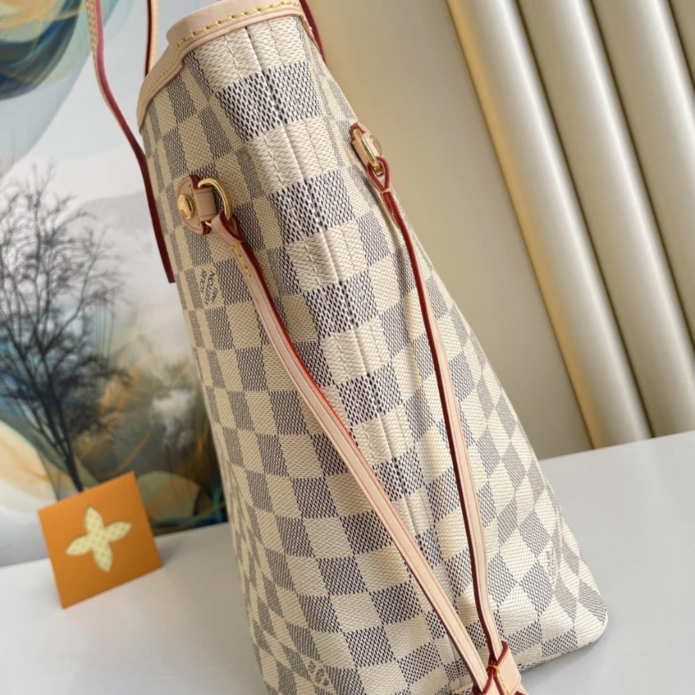 Louis Vuitton Neverfull GM Damier Azur Beige 39Cm N40602 - Image 9