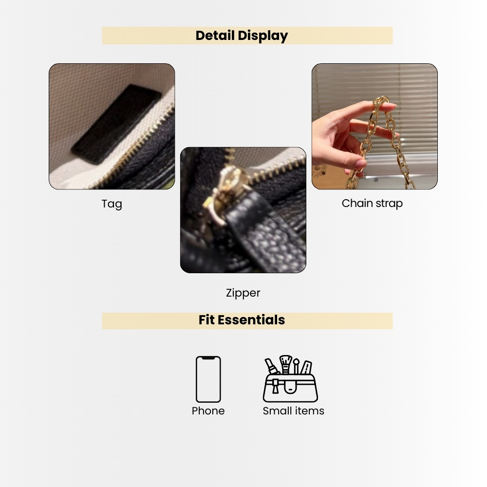 Gucci GG Emblem Mini Bag Black GG 23Cm 815278 AAEEM 1000 - Image 4