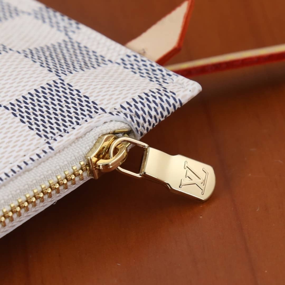 Louis Vuitton Neverfull MM Damier Azur Beige 31Cm N40604 - Image 8