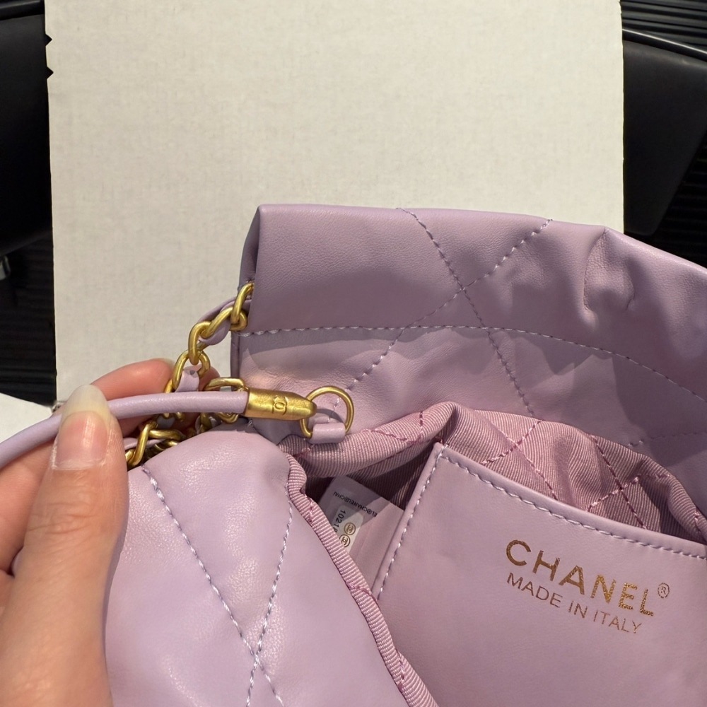 Chanel 22 Mini Handbag Purple 22Cm - Image 11
