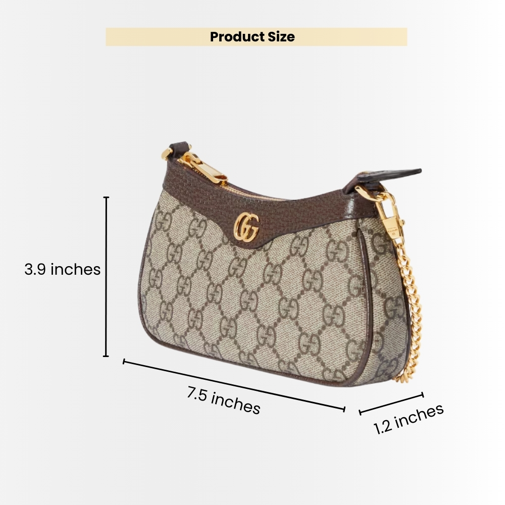 Gucci Ophidia Mini Handle Bag GG Supreme Beige And Ebony 20Cm 764960 K9GSG 8367 - Image 3