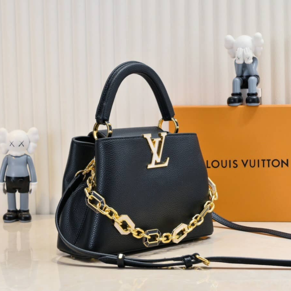 Louis Vuitton Capucines BB Black 27Cm - Image 6