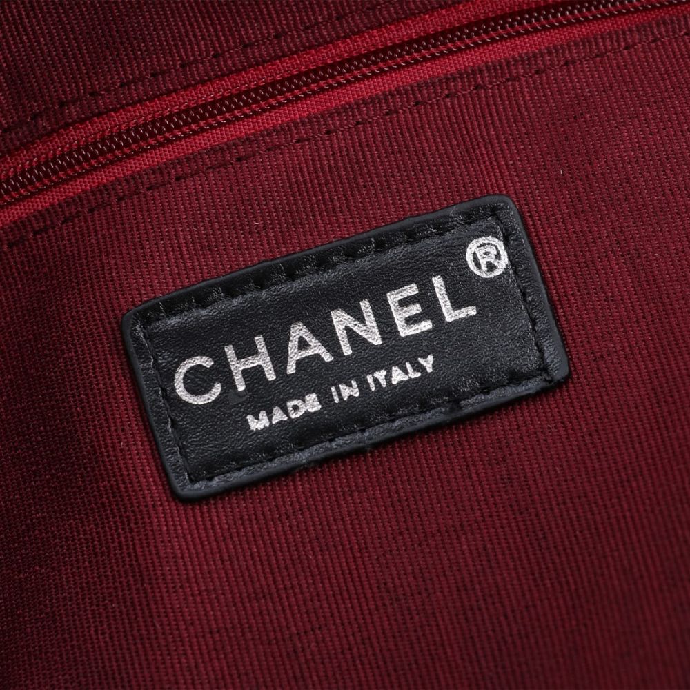 Chanel Cambon Line Large Tote Bag In Black 41Cm A25169 - Image 10