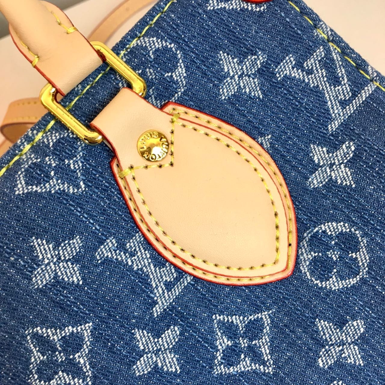 Louis Vuitton Onthego PM Denim Blue 25Cm M14633 - Image 9