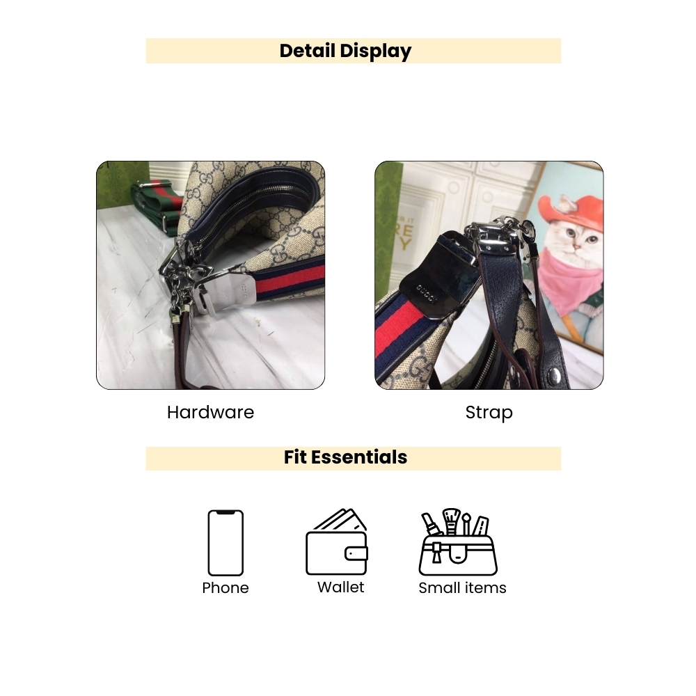 Gucci GG Attache Large Shoulder Bag Beige 35Cm 702823 96GRN 4082 - Image 4