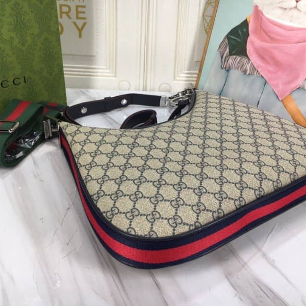 Gucci GG Attache Large Shoulder Bag Beige 35Cm 702823 96GRN 4082 - Image 7