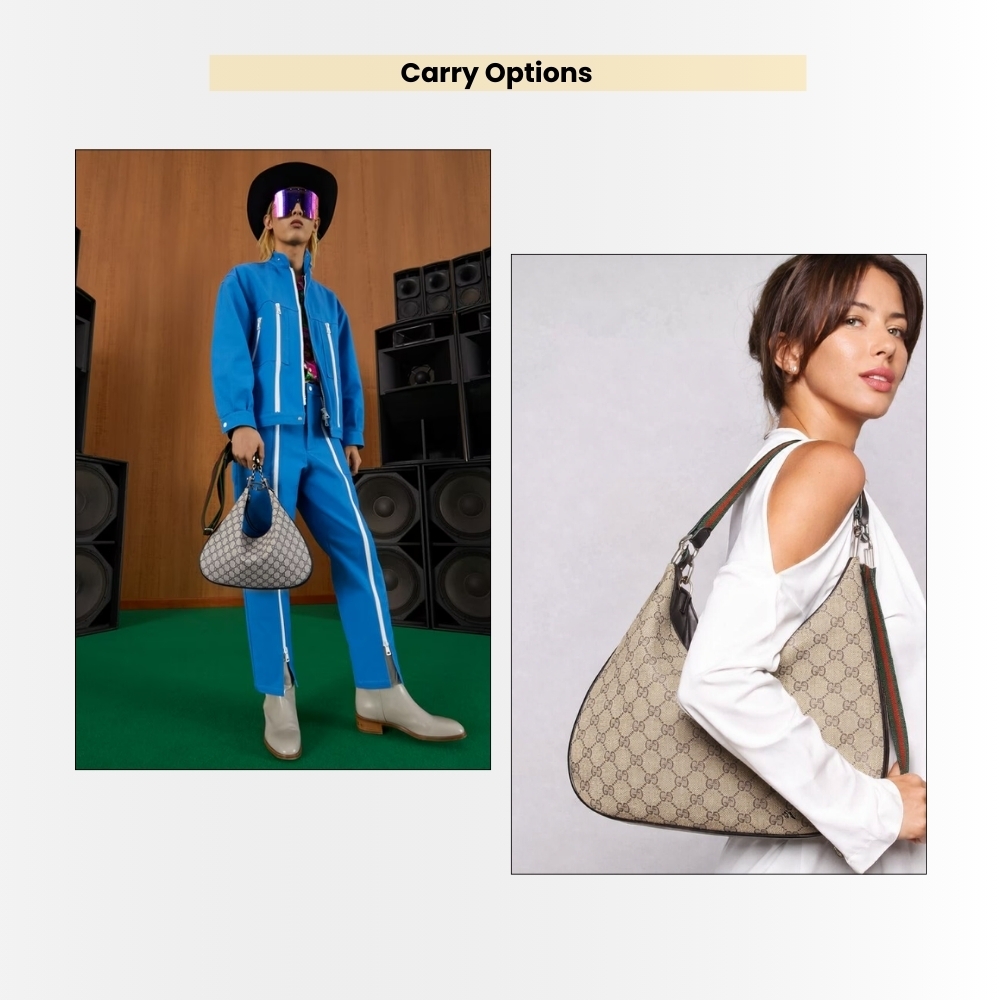 Gucci GG Attache Large Shoulder Bag Beige 35Cm 702823 96GRN 4082 - Image 9