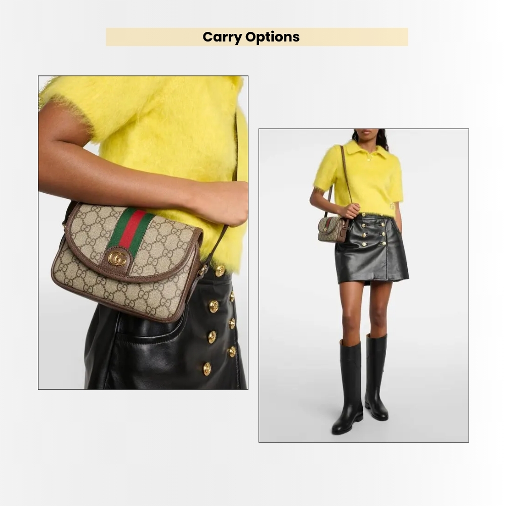 Gucci Ophidia Mini Shoulder Bag Beige And Dark Brown 19Cm 772239 FACUJ 8745 - Image 10