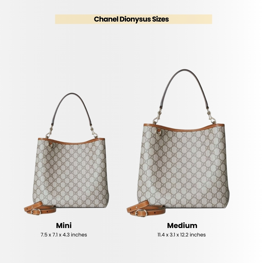 Gucci GG Emblem Medium Bucket Bag Beige And Dark Brown Fabric 29Cm 815103 FAD6L 9758 - Image 10