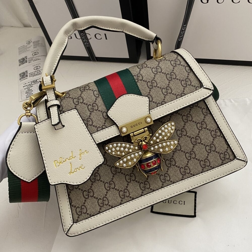 Gucci Queen Margaret GG Small Top Handle Bag White 25Cm 476541 9I6ST 9753 - Image 5