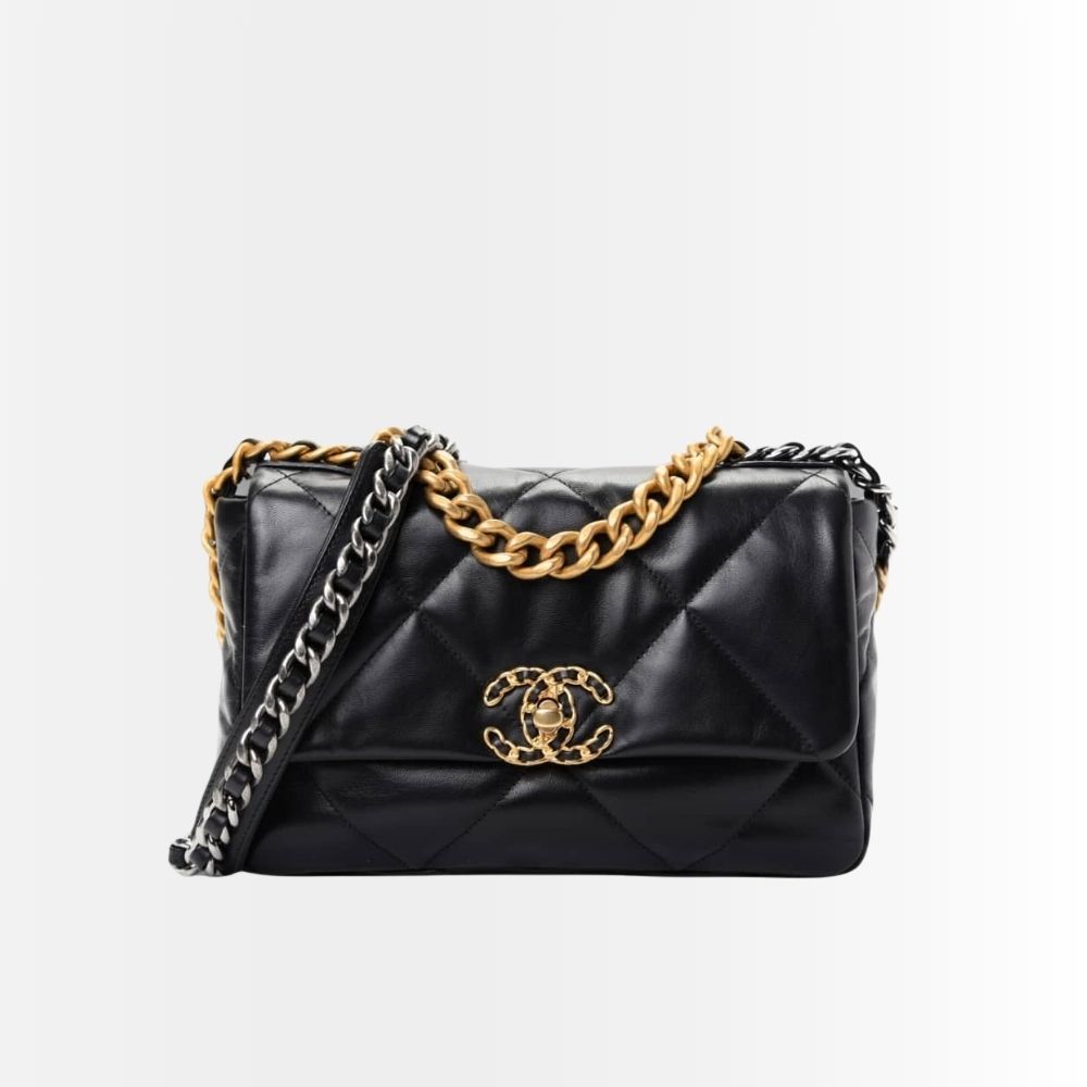 Chanel 19 Small Flap Bag Black 25cm