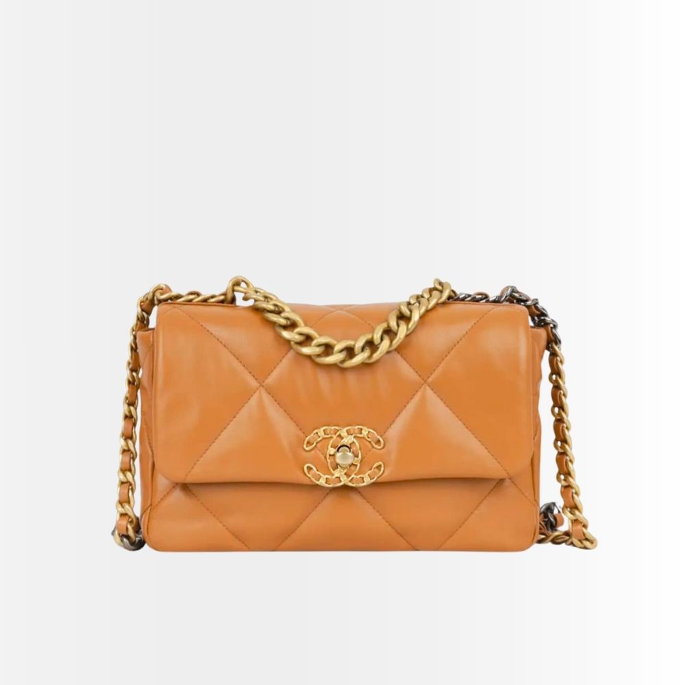 Chanel 19 Small Flap Bag Caramel 25cm