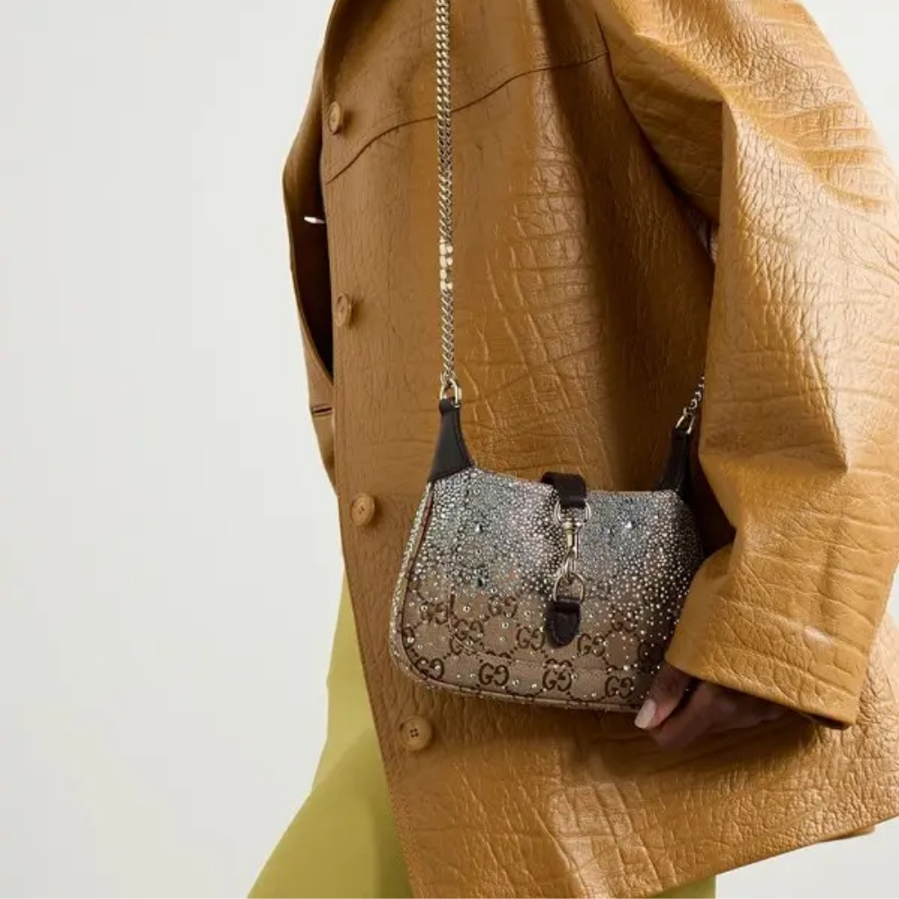 Gucci Jackie Notte Mini Bag Beige And Dark Brown 19Cm 782889 FAD1Z 2541 - Image 2