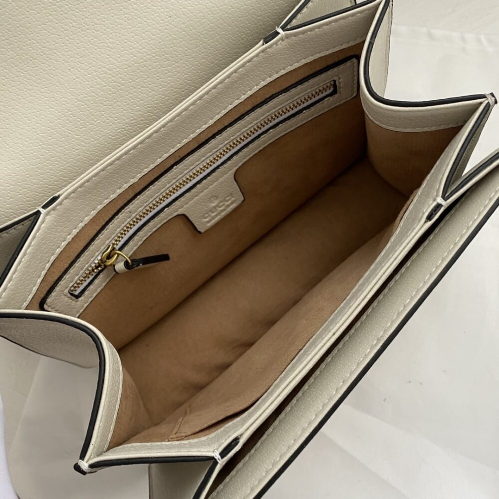 Gucci Queen Margaret GG Small Top Handle Bag White 25Cm 476541 9I6ST 9753 - Image 10