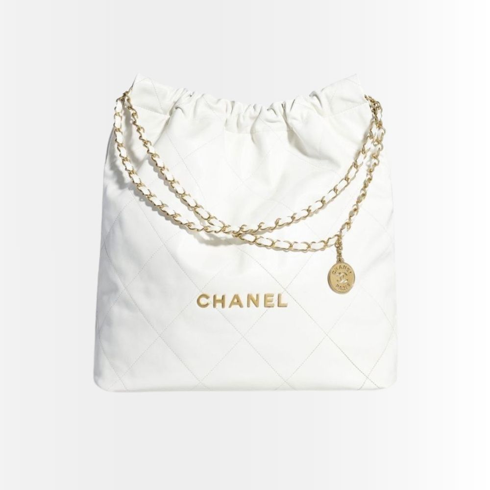 Chanel 22 Small Handbag White 36Cm AS3260 B09859 10601