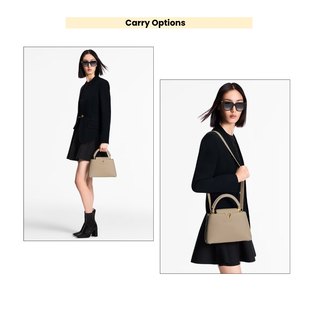 Louis Vuitton Capucines BB Galet Grey 27Cm M94634 - Image 13