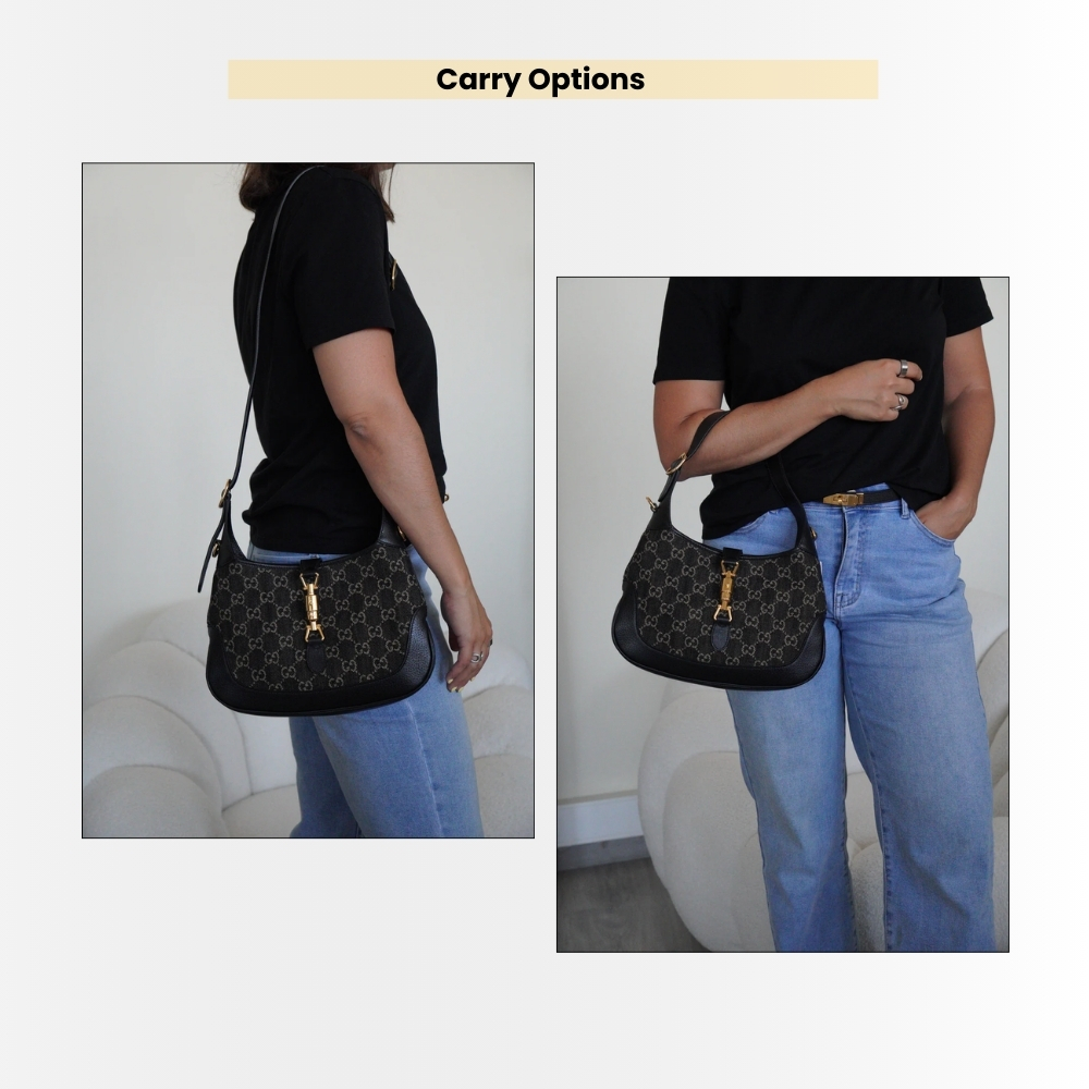 Gucci Jackie 1961 Mini Shoulder Bag Black And Ivory 19cm 685127 UN3AG 1294 - Image 9