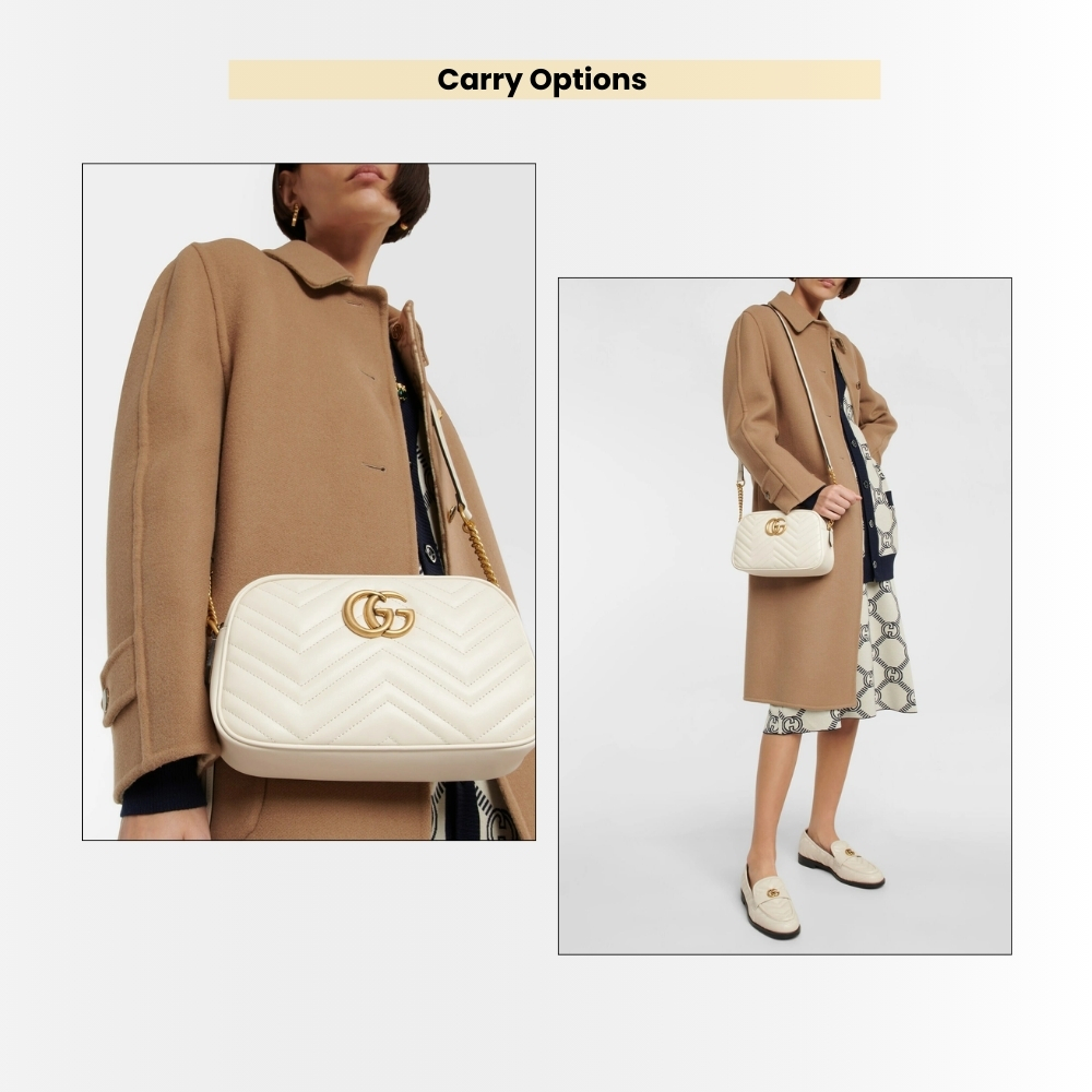 Gucci GG Marmont Small Camera Bag White 24Cm 447632 DTD1T 9022 - Image 10