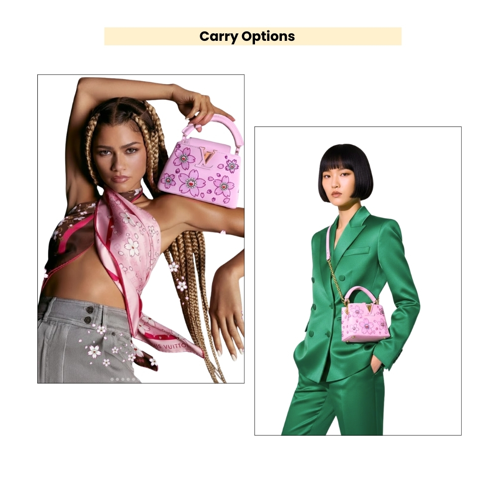 Louis Vuitton x Murakami Capucines Mini Cherry Blossom Pink 21Cm M13249 - Image 10