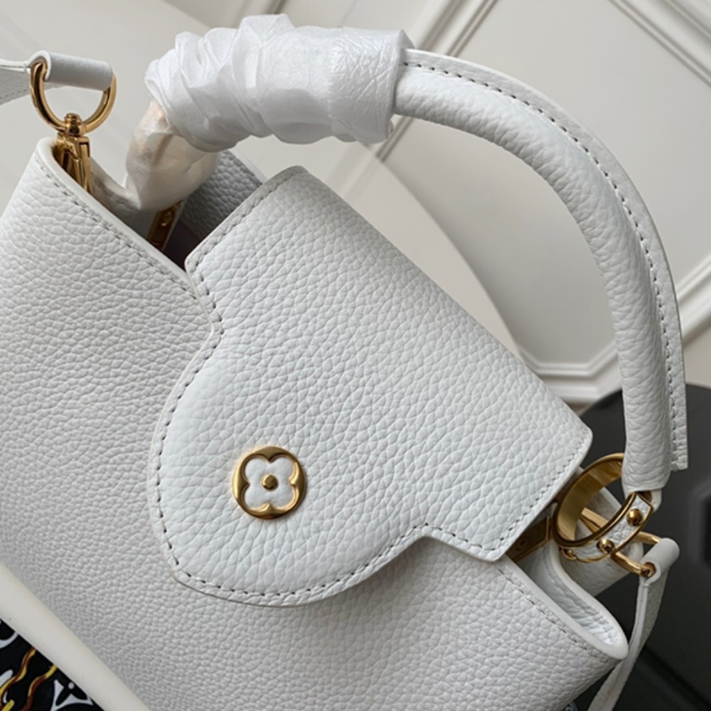 Louis Vuitton Capucines Mini White 20Cm - Image 6