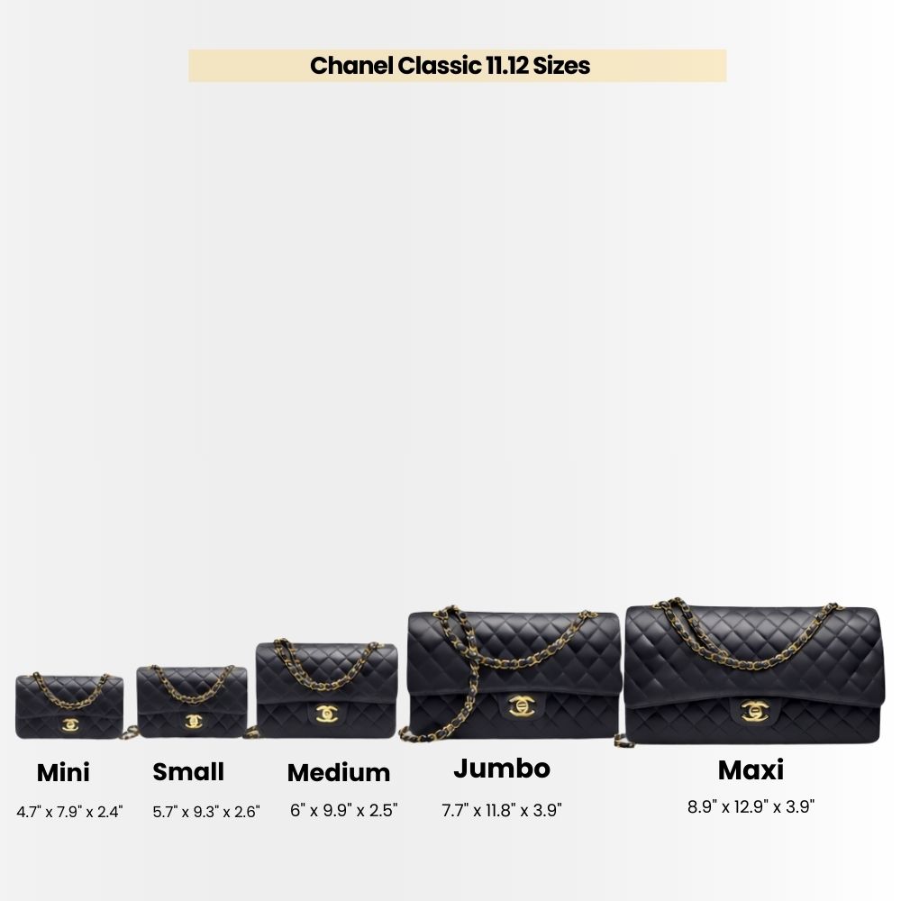 Chanel Classic Medium Handbag Black 25Cm - Image 15