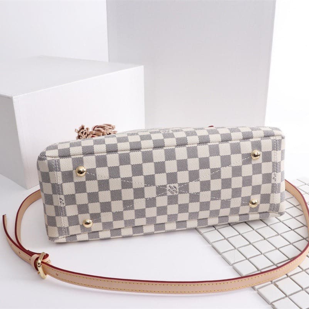 Louis Vuitton Lymington Damier Azur Beige 35Cm N40022 - Image 7