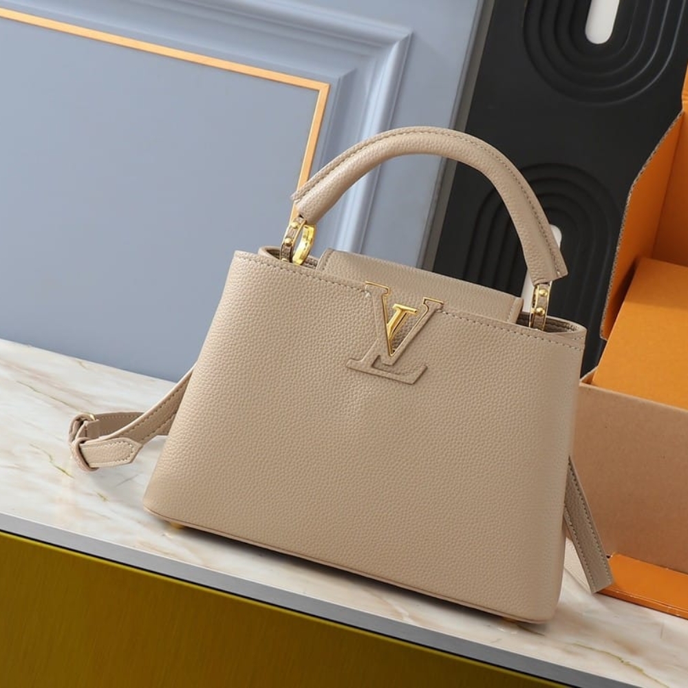 Louis Vuitton Capucines BB Galet Grey 27Cm M94634 - Image 5