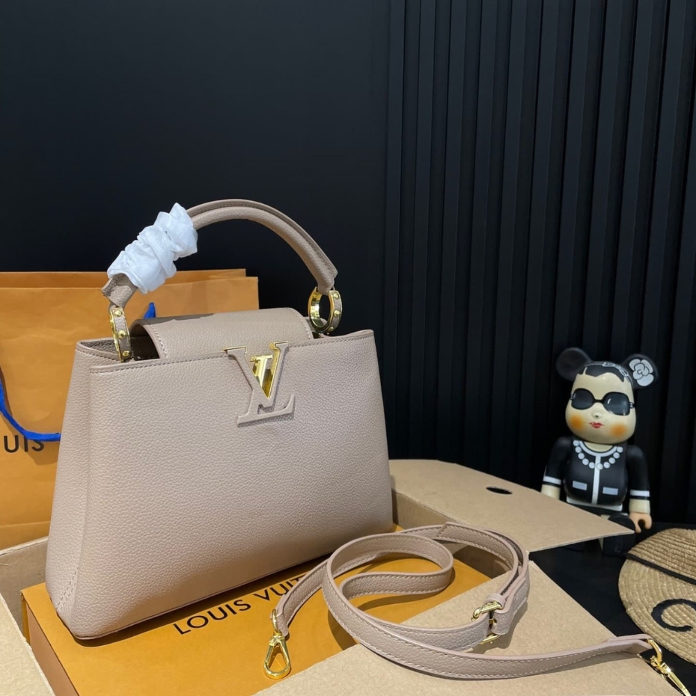 Louis Vuitton Capucines BB Galet Grey 27Cm M94634 - Image 6