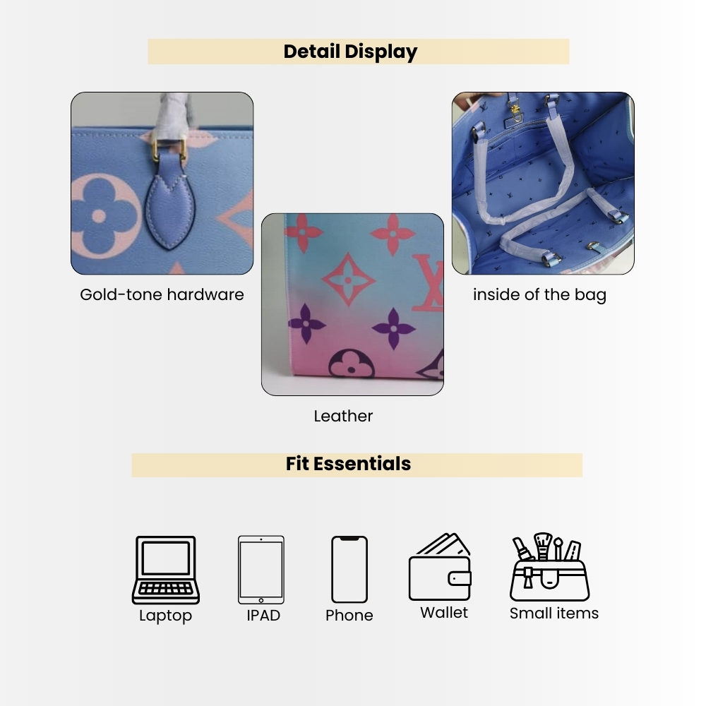 Louis Vuitton Onthego GM Sunrise Pastel 41Cm M46076 - Image 4